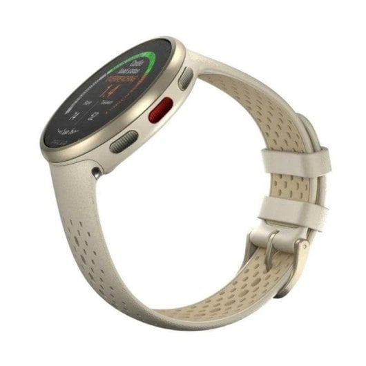Polar Pacer Pro GPS Bluetooth 45mm MIP Dourado Correia Bege S/L Resistência Água 5ATM Pulsómetro