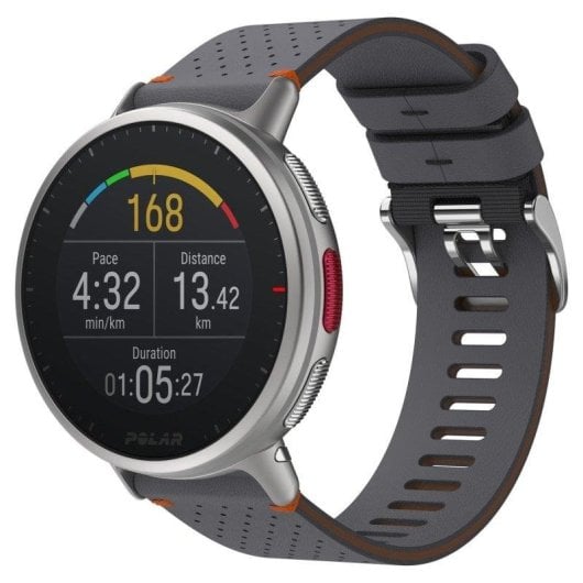 Polar Vantage V2 Bluetooth GPS 47mm MIP Gris Naranja M/L Étanchéité 100m Fréquence Cardiaque