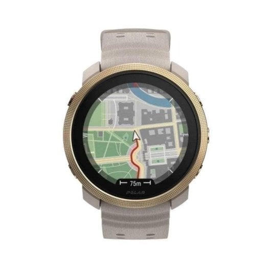Polar Vantage M3 Bluetooth GPS 44,7mm Caixa Ouro Bracelete Greige S/L SpO2