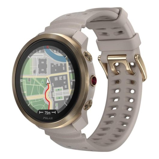 Polar Vantage M3 Bluetooth GPS 44,7mm Caixa Ouro Bracelete Greige S/L SpO2