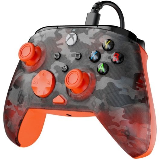 Manette de jeu USB-C Turtle Beach Rematch Core pour PC/Xbox One/Xbox Series X/S Ghost Noir Camouflage/Orange