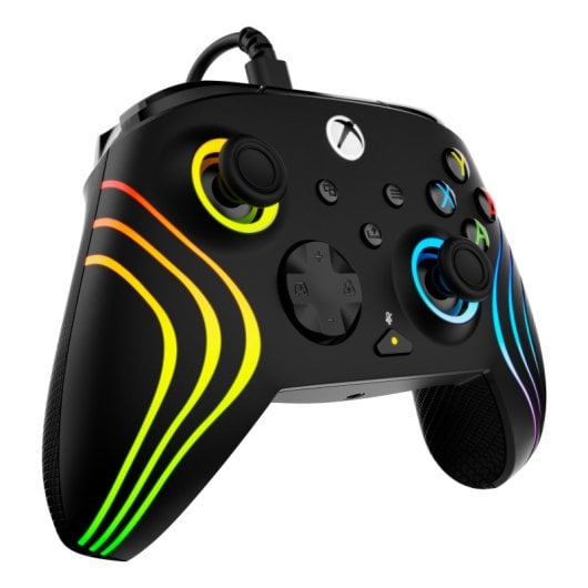 Gamepad Turtle Beach Afterglow Wave Alámbrico Multicolor Negro Xbox PC LED 3m