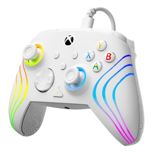 Turtle Beach Afterglow Wave Kabelgebundenes Gamepad für Xbox Series X/One/PC, Weiß