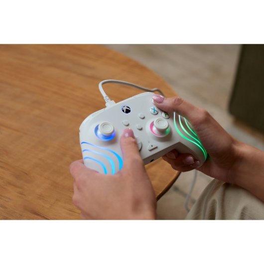 Turtle Beach Afterglow Wave Kabelgebundenes Gamepad für Xbox Series X/One/PC, Weiß