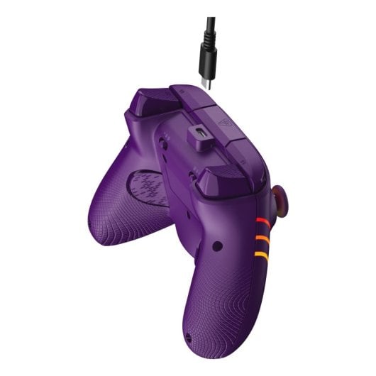Gamepad USB Typ C Kabelgebundenes Gaming Controller Multicolor LED Lila Gamepad USB Typ C Kabelgebundenes Gaming Controller Multicolor LED Lila