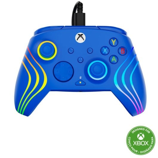 Turtle Beach Afterglow Wave Gamepad RGB USB-C Compatível com PC, Xbox Series X/S, One Azul