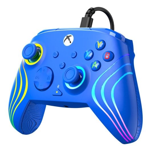 Turtle Beach Afterglow Wave Gamepad RGB USB-C Compatível com PC, Xbox Series X/S, One Azul