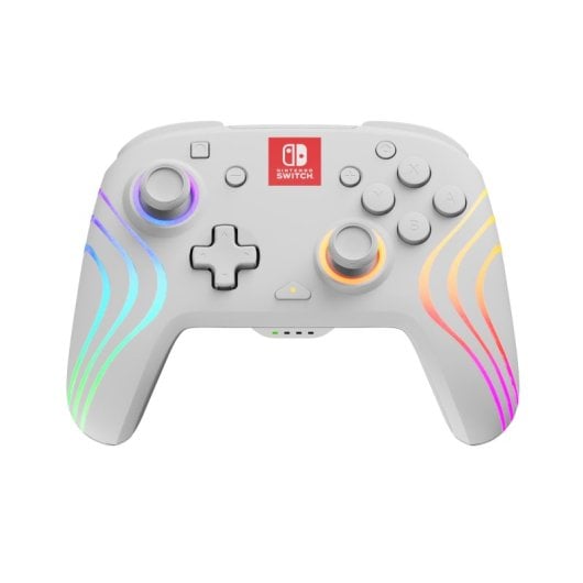 Gamepad Nintendo Switch Blanc Gamepad Analogique/Digital Multicolore LED