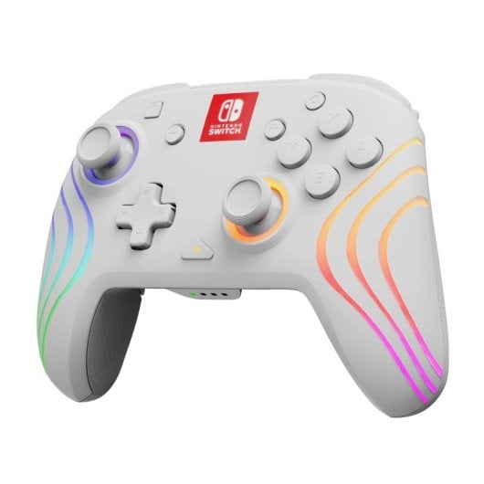 Gamepad Nintendo Switch Blanc Gamepad Analogique/Digital Multicolore LED