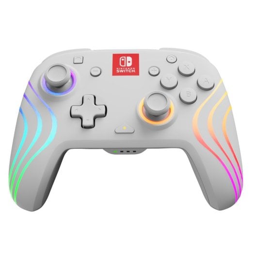 Gamepad Nintendo Switch Blanc Gamepad Analogique/Digital Multicolore LED