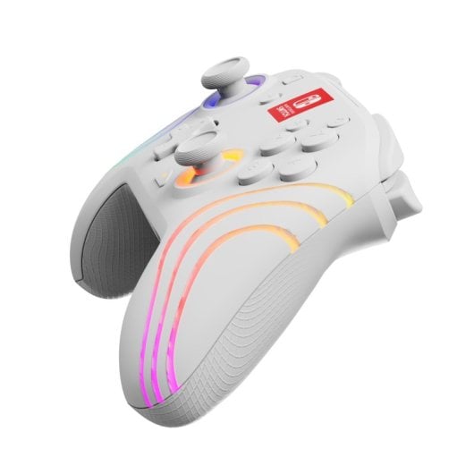 Gamepad Nintendo Switch Blanc Gamepad Analogique/Digital Multicolore LED