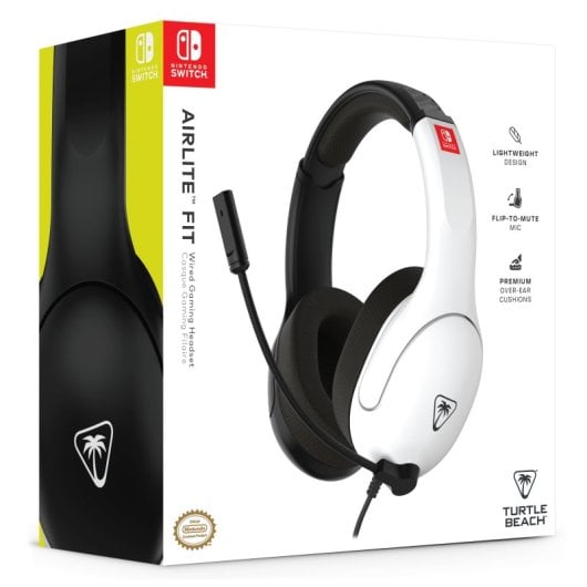 Auriculares Gaming Diadema Compatibles Switch Biaurales Micrófono Boom Neodimio Blanco/Negro