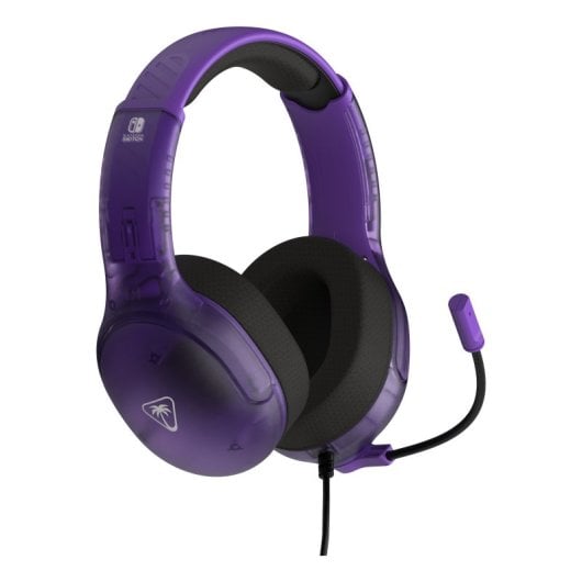 Auricular Gaming Ghost Purple Alámbrico Binaural Circumaural Micrófono Boom Nintendo Switch