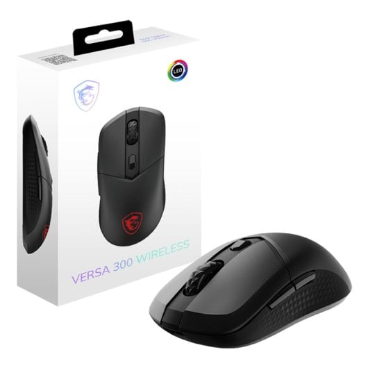 Ratón MSI inalámbrico 8000 DPI Bluetooth USB-C RGB 50h batería 60g Gaming