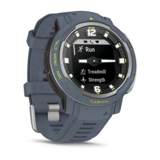 Garmin Instinct Crossover Standard Edition Bluetooth GPS NFC 45mm MIP Blu Unica 100m Acqua SpO2 Cardio