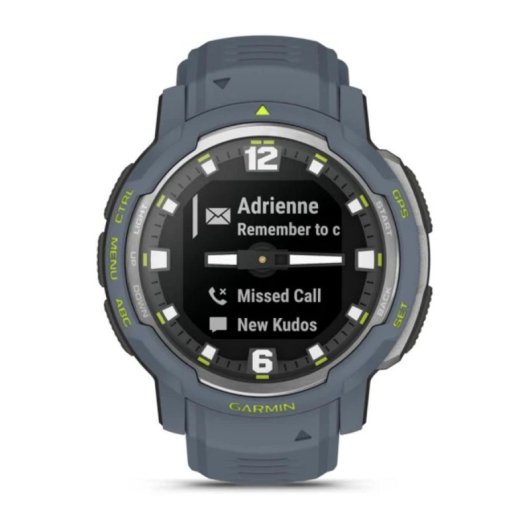 Smartwatch Garmin Instinct Crossover Standard Edition Azul GPS MIP NFC 45mm Hybrid