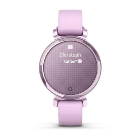 Garmin Lily 2 GPS Bluetooth 35,4mm Digitale Rosa Lilac Unica Resistenza Acqua 5ATM SpO2 Cardiofrequenzimetro Monitor Sonno
