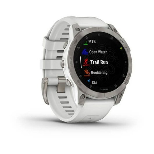 Garmin epix Gen 2 WiFi Bluetooth NFC GPS 45mm AMOLED Branco Titanio Tamanho Único Resistente à Água 10ATM SpO2 Pulsómetro