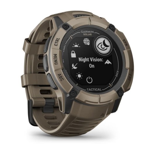 Smartwatch Garmin Instinct 2X Solar Bluetooth NFC Táctico, GPS Multibanda y Linterna LED