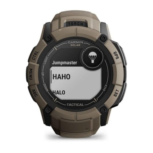 Garmin Instinct 2X Solar Tactical Edition Bluetooth GPS NFC 50mm MIP Olivgrün Wasserdicht 10ATM SpO2 Pulsmesser