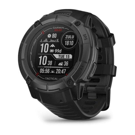 Garmin Instinct 2X Solar Tactical Edition Bluetooth NFC GPS 50mm MIP Schwarz Wasserdicht 10ATM
