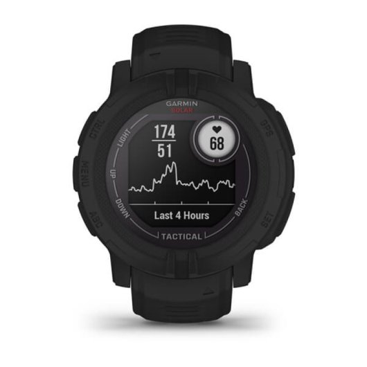 Smartwatch Garmin Instinct 2 Solar Tactical Edition Bluetooth + GPS + extras tácticos
