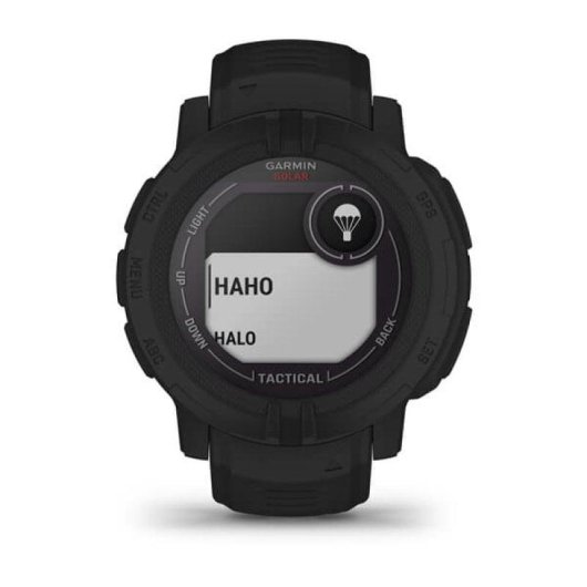 Garmin Instinct 2 Solar Tactical Edition Bluetooth GPS NFC 45mm MIP Schwarz 10ATM SpO2 Pulsuhr