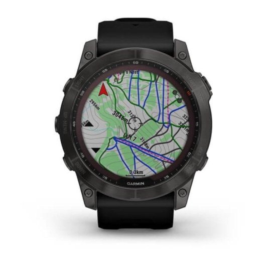 Garmin Fēnix 7X Sapphire Solar Bluetooth Wi-Fi 51mm Gris/Noir