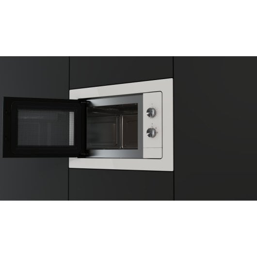 Microondas Teka NEO MB 6200 BI WH 20L 800W Integrable con Plato Giratorio y Descongelar