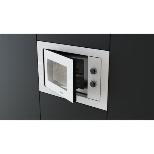 Microondas Teka NEO MB 6200 BI WH 20L 800W Integrable con Plato Giratorio y Descongelar