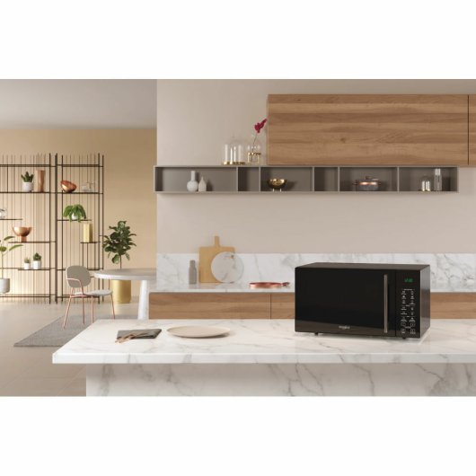 Microondas Whirlpool MWP 295 B 29L 900W Grill 1200W 7 Niveles 6th Sense Jet Defrost