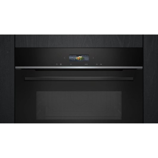 Microondas Siemens iQ700 CE732GXB1 36 Litros 1000W Grill Inverter TFT Integrable