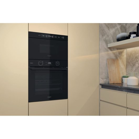 Micro-ondas Whirlpool MBNA920B 22L 750W com Grill LCD Integrável 4 Potências