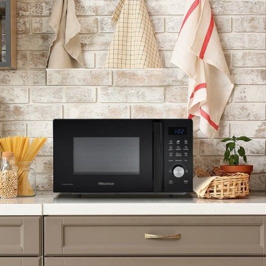 Microonde Hisense H20MOBSD1HG 20 Litri 700W con Grill 800W e 10 Livelli di Potenza