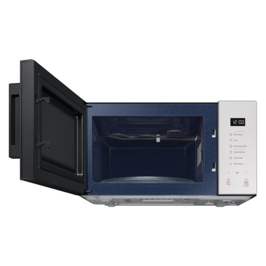 Microondas Samsung MG23T5018GE/ET 23L 800W Grill Vapor Pantalla LED Interior Cerámico