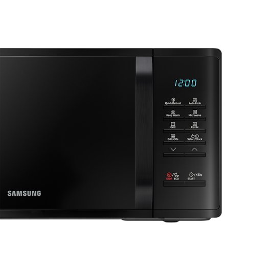 Microondas Samsung MG23K3513AK 23L 800W con Grill 6 Niveles LED Bloqueo Infantil