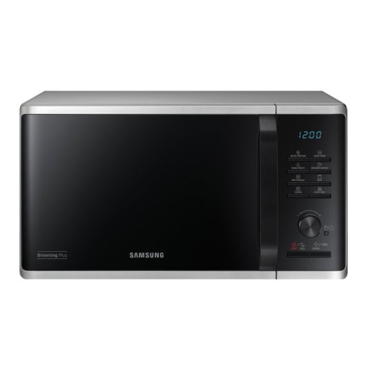 Microondas Samsung MG23K3515AS 23L 800W Grill ECO Browning Plus Cerámica Desodorización