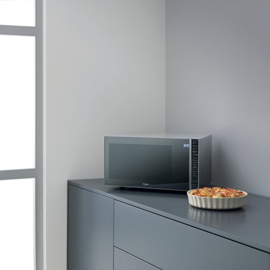Microondas Whirlpool MWP 304 M 30L 900W con Grill 7 Potencias Espejo Automático