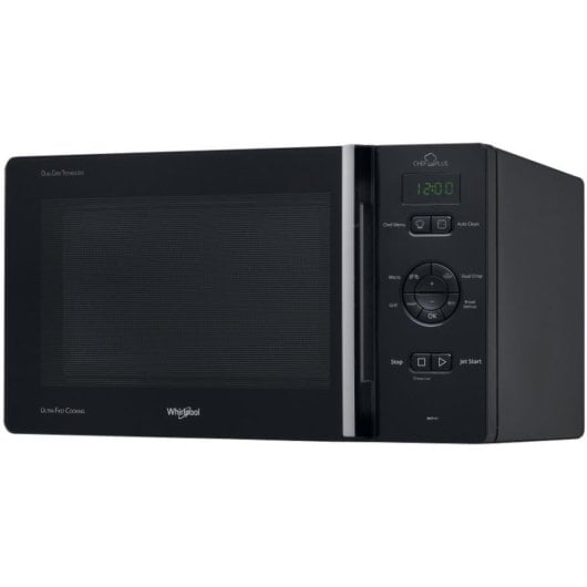 Microondas Whirlpool MCP 345 BL 25L 800W con Grill 22 Programas Automáticos y Función CRISP