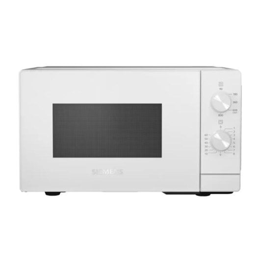 Microondas Siemens iQ300 FF020LMW0 20L 800W Libre Instalación Control Giratorio Blanco