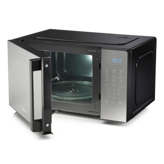 Microondas Hisense H20MOMBS4HG 20L 700W Grill 800W 5 Potencias Panel Táctil Plata