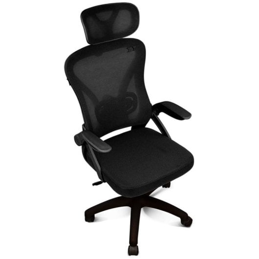 Silla ergonómica Drift DRAIR35 respaldo de malla reposabrazos abatibles 120 kg negra Reacondicionado