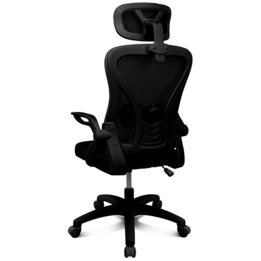 Silla ergonómica Drift DRAIR35 respaldo de malla reposabrazos abatibles 120 kg negra Reacondicionado