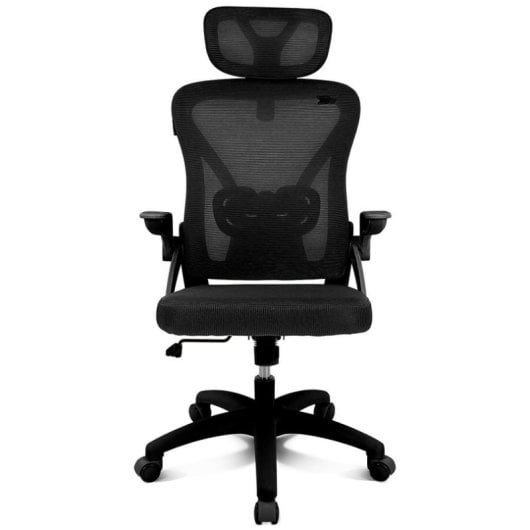 Silla ergonómica Drift DRAIR35 respaldo de malla reposabrazos abatibles 120 kg negra Reacondicionado