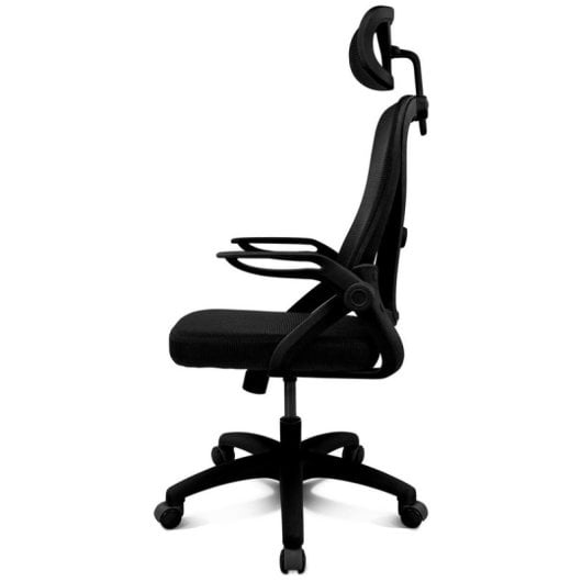 Silla ergonómica Drift DRAIR35 respaldo de malla reposabrazos abatibles 120 kg negra Reacondicionado