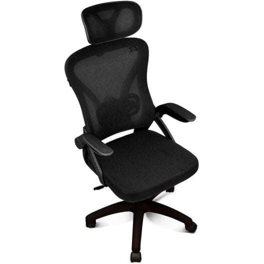 Silla ergonómica Drift DRAIR35 respaldo de malla reposabrazos abatibles 120 kg negra