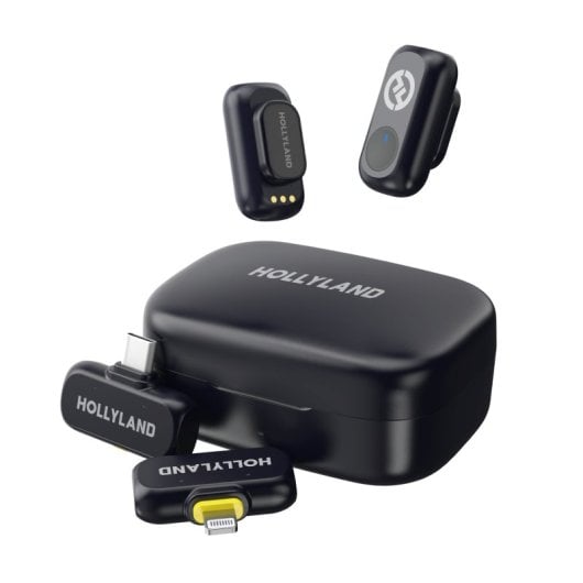 Micrófono Hollyland Lark A1 Combo inalámbrico 2.4GHz omnidireccional con cancelación de ruido