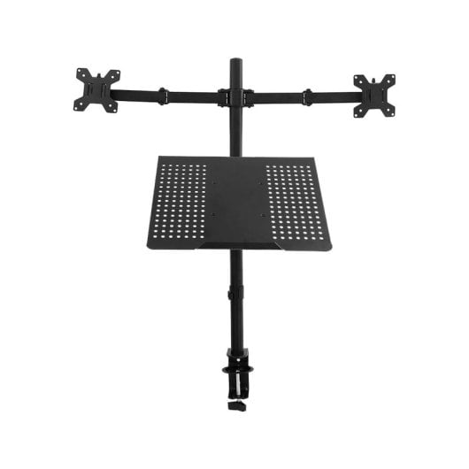 Soporte para monitor y portátil 1Life 1IFESPTDM1327P17 negro articulado VESA 13?-27? gestión de cables