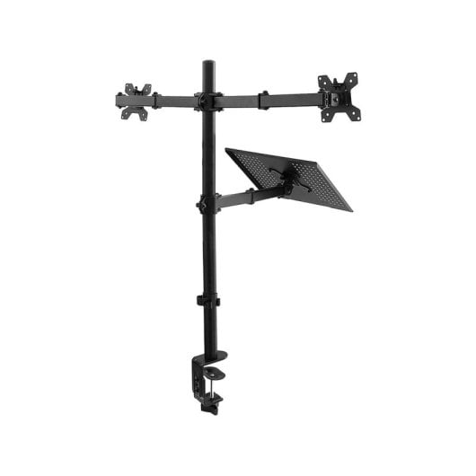 Soporte para monitor y portátil 1Life 1IFESPTDM1327P17 negro articulado VESA 13?-27? gestión de cables