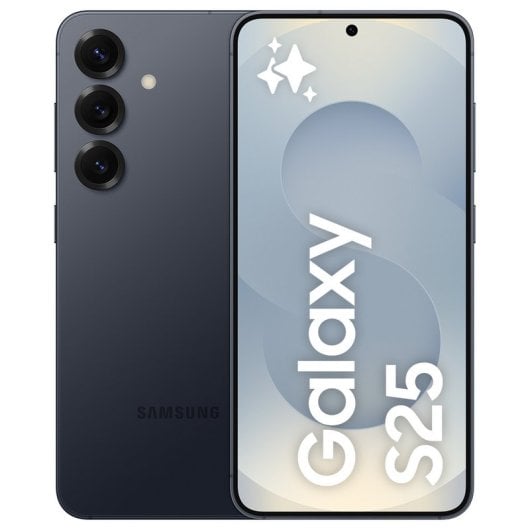 Samsung Galaxy S25 Smartphone mit AI 256 GB Speicher 4.000 mAh Akku Blau Schwarz
